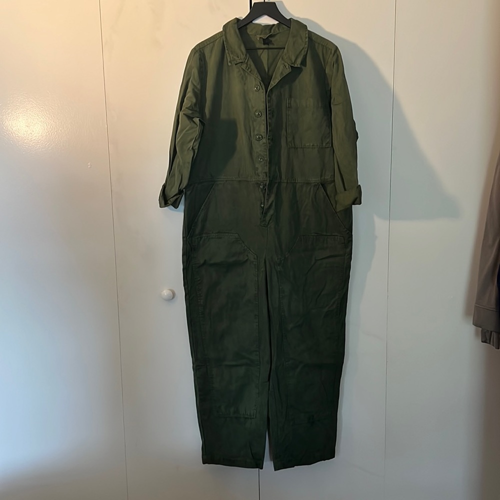 Olive Green Boiler-Suit